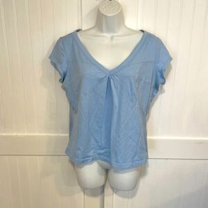 Beautiful St John sport luxurious, baby blue top size L